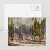 Hotel in de Grove of Mamoth Trees Briefkaart (Voorkant / Achterkant)
