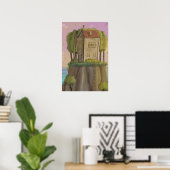 Hotel in de lucht poster (Thuiskantoor)