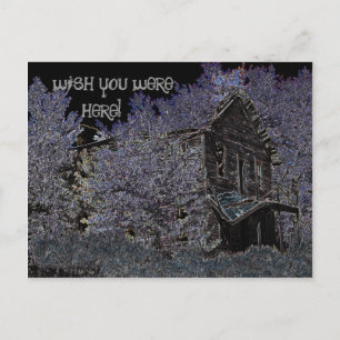 Hotel in een Ghost Town Briefkaart
