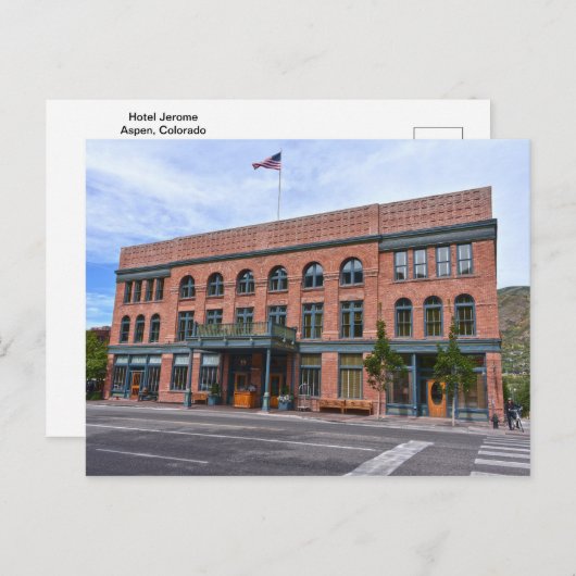 Hotel Jerome, Aspen, Colorado Briefkaart (Voorkant / Achterkant)