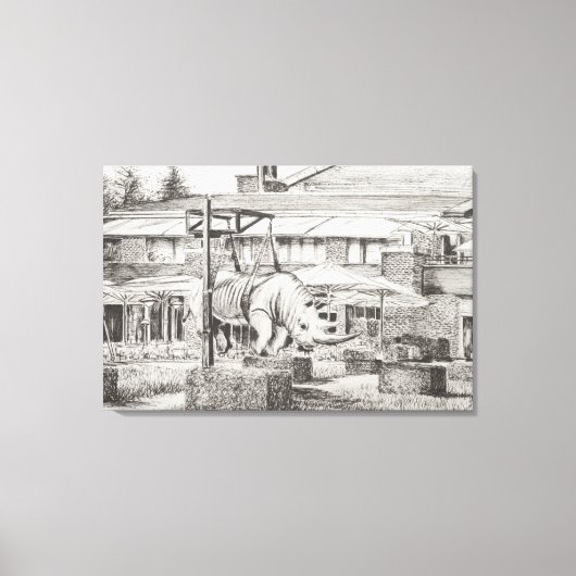 Hotel La Reserve Genève. 2010 Canvas Afdruk (Voorkant)