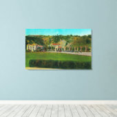 Hotel Lebec en GroundsRidge Route, CA Canvas Afdruk (Insitu (Houten vloer))