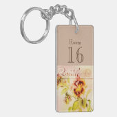 Hotel lodge resort room key (dubbelzijdig) sleutelhanger (Voorkant Links)