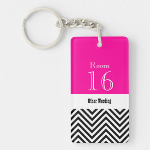Hotel lodge resort room key (dubbelzijdig) sleutelhanger