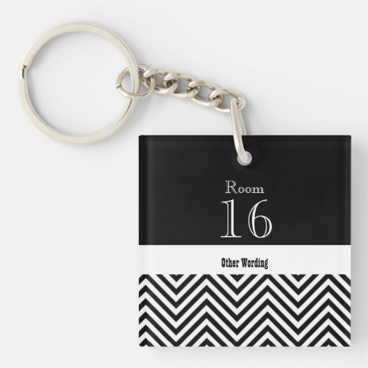 Hotel lodge resort room sleutel sleutelhanger (voorkant)