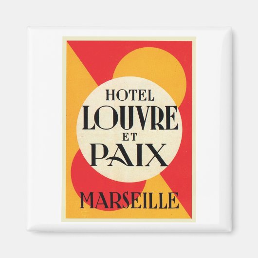 Hotel Louvre et Paix Marseille Magneet (Voorkant)