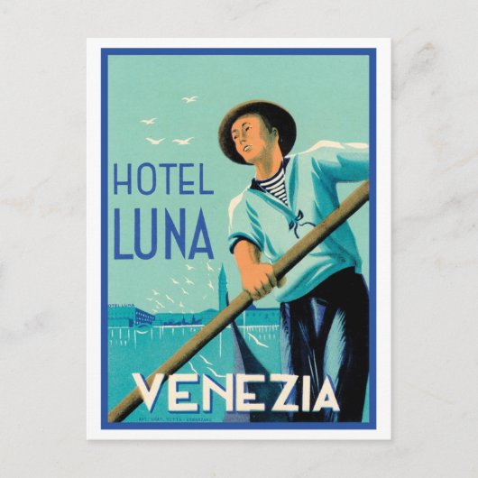 Hotel Luna Venezia Briefkaart (Voorkant)