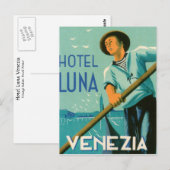 Hotel Luna Venezia Briefkaart (Voorkant / Achterkant)