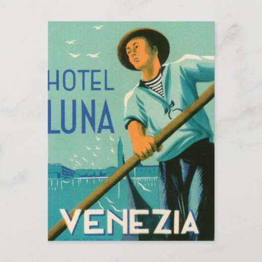 Hotel Luna Venezia Briefkaart (Voorkant)