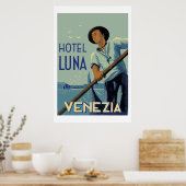 Hotel Luna (Venezia Italië) Poster (Keuken)
