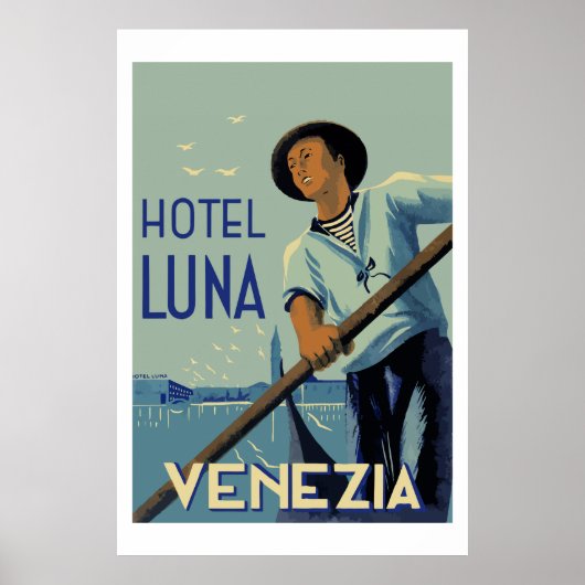 Hotel Luna (Venezia Italië) Poster (Voorkant)