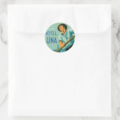 Hotel Luna Venezia Ronde Sticker (Tas)