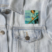 Hotel Luna Venezia Vierkante Button 5,1 Cm (In situ)