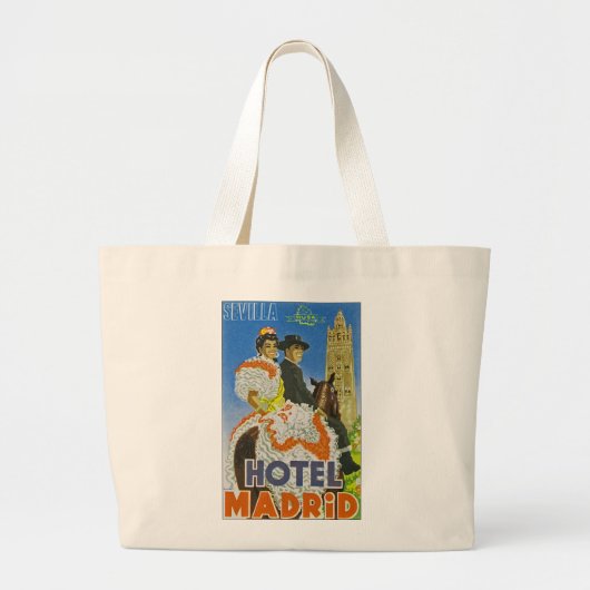 Hotel Madrid Grote Tote Bag (Voorkant)
