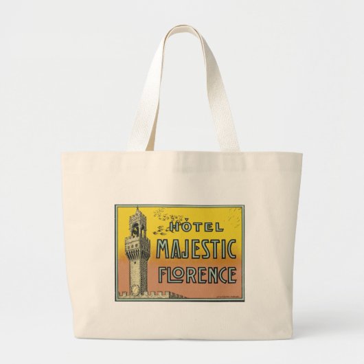 Hotel Majestic Florence Grote Tote Bag (Voorkant)