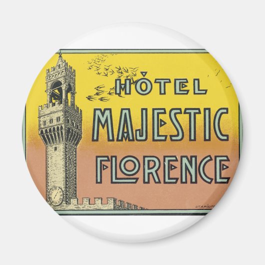 Hotel Majestic Florence Magneet (Voorkant)