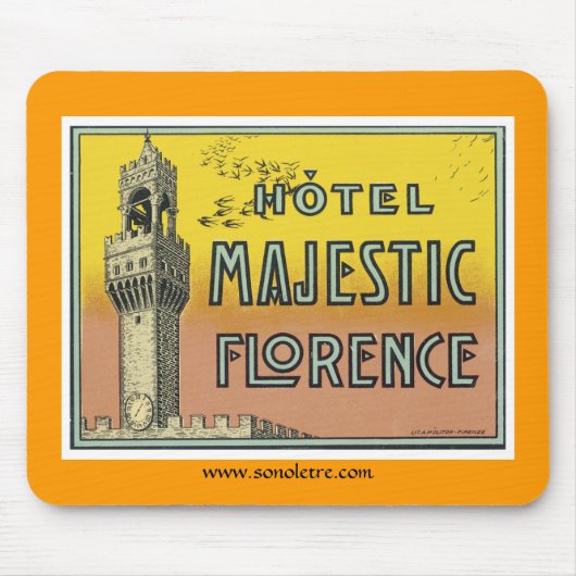 Hotel Majestic Florence Muismat (Voorkant)
