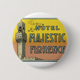 Hotel Majestic Florence Ronde Button 5,7 Cm