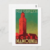 Hotel Mamounia Marrakech Briefkaart (Voorkant / Achterkant)