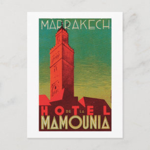 Hotel Mamounia Marrakech Briefkaart