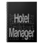 Hotel Manager Extraordinaire Notitieboek (Voorkant)