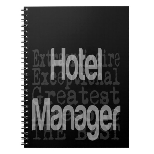 Hotel Manager Extraordinaire Notitieboek (Voorkant)
