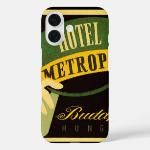 Hotel Metropol Budapest Hungary Bellhop Pet iPhone 16 Hoesje