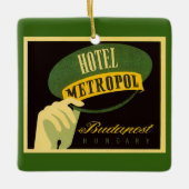 Hotel Metropol Budapest Hungary Bellhop Pet Keramisch Ornament (Voorkant)