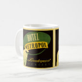 Hotel Metropol Budapest Hungary Bellhop Pet Koffiemok (Voorkant links)