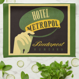 Hotel Metropol Budapest Hungary Bellhop Pet Theedoek