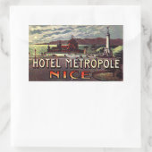 Hotel Metropole (Nice, Frankrijk) Rechthoekige Sticker (Tas)