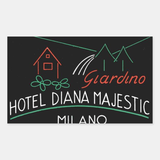  Hotel Milano Label (Voorkant)