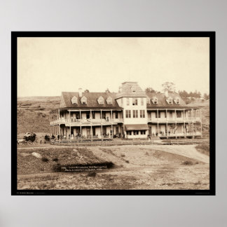 Hotel Minnekahta in Hot Springs SD 1889 Poster