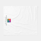 Hotel Motel Hostel Guest House Logo Hier Sjabloon Fleece Deken (Voorkant (Horizontaal))