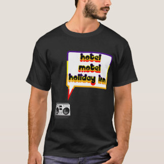 Hotel, motel, vakantie in t-shirt