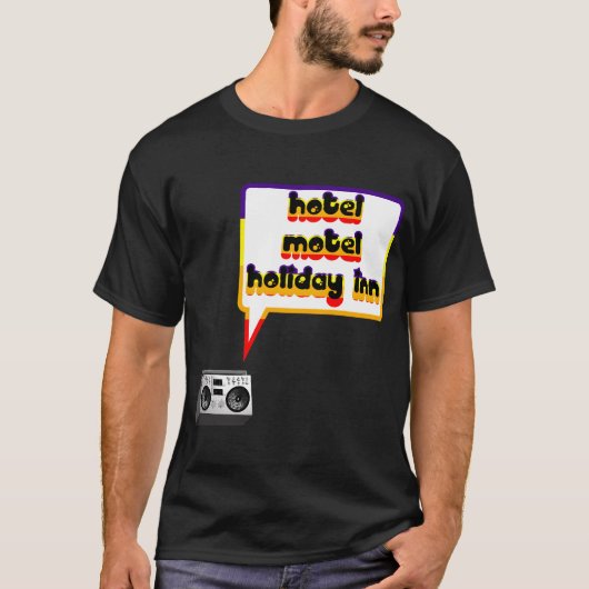 Hotel, motel, vakantie in t-shirt (Voorkant)
