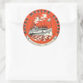 Hotel Muller Gersau Ronde Sticker (Tas)