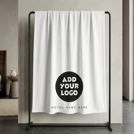 Hotel Name and Logo Guest House Fleece Deken