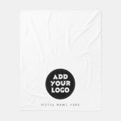 Hotel Name and Logo Guest House Fleece Deken (Voorkant)