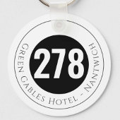 Hotel Name Plus Hotel Foto op een Sleutelhanger