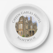 Hotel Name Plus Hotel Foto op Papieren Bordje (Voorkant)