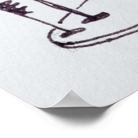 Hotel Negresco English Promenade | Nice, Frankrijk Poster (Hoek)