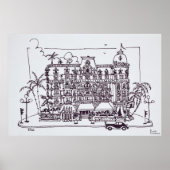 Hotel Negresco English Promenade | Nice, Frankrijk Poster (Voorkant)