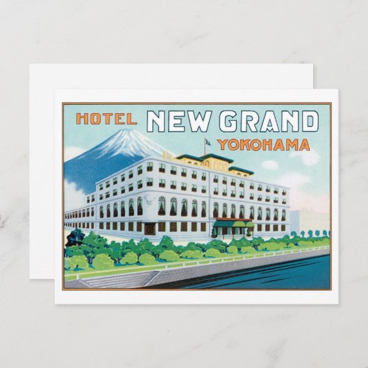 Hotel New Grand Yokohama Briefkaart (Voorkant / Achterkant)