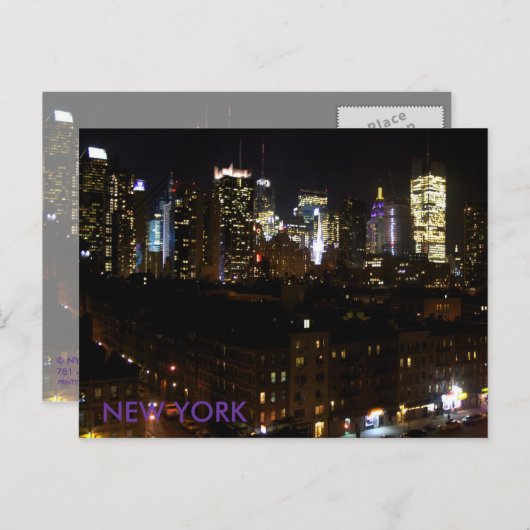 hotel, NEW YORK Briefkaart (Voorkant / Achterkant)