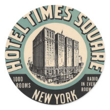 Hotel New York Times Square Sticker