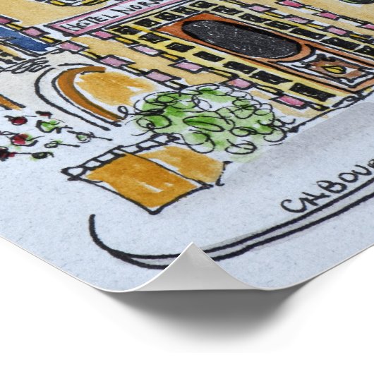 Hotel Normandy | Cobourg, Frankrijk Poster (Hoek)