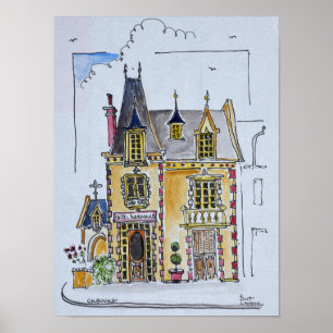 Hotel Normandy   Cobourg, Frankrijk Poster