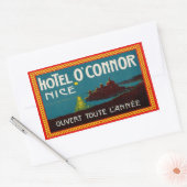Hotel O'Connor (Nice Frankrijk) Rechthoekige Sticker (Envelop)