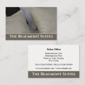 Hotel of accommodatie Visitekaartje. Visitekaartje (Voorkant / Achterkant)